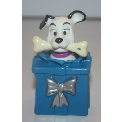 1996 McDonalds Disney's 101 Dalmatians Dog in Blue Present