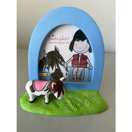 THINK PINK PHOTO FRAME - HORSE RIDER