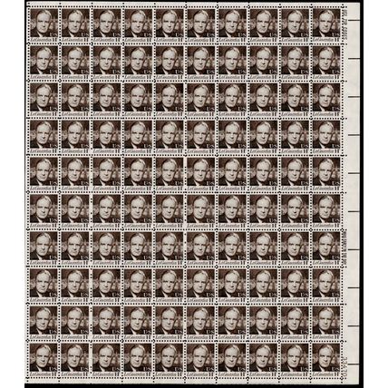 Fiorello Laguardia Sheet of 100 - 14 Cent Postage Stamps Scott 1397