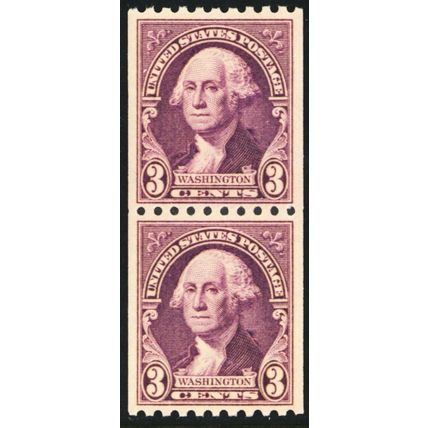 722, Mint NH XF Coil Pair - A BEAUTY! - Stuart Katz