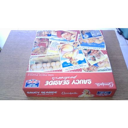 SAUCY SEASIDE POSTCARDS by BAMFORTH Jigsaw Puzzle (500 Piece) The Works