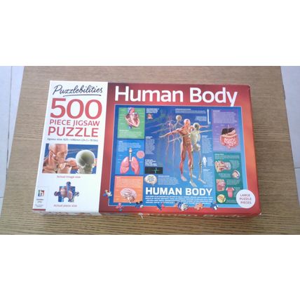 HUMAN BODY Jigsaw Puzzle (500 Large Pieces) Hinkler (2021)