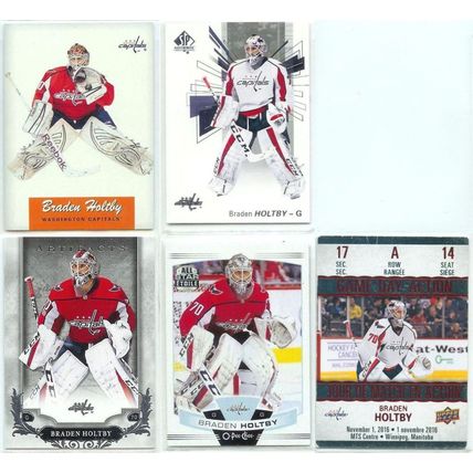 Braden Holtby 10x card lot incl Retro, Sticker
