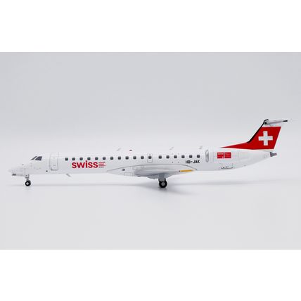 ERJ-145LU SWISS REG: HB-JAK WITH STAND - JC WINGS XX20441 1/200 - PRE ORDER
