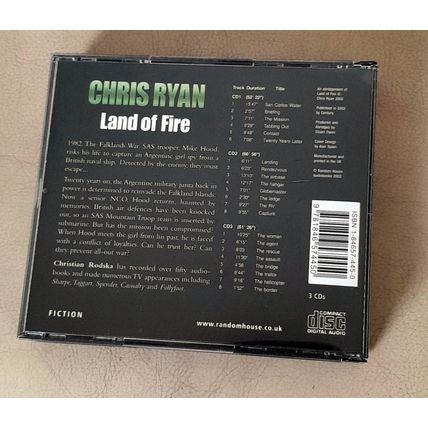 Chris Ryan : Land of Fire (3xCD) Audiobook :.
