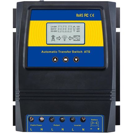 MOES Dual Power Controller 50A 5500 Watt Automatic Transfer Switch for off Grid