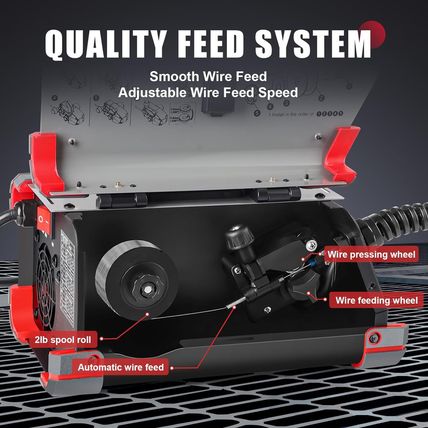 AWT 140Amp MIG Welder Flux Core MIG Welder/Stick/Lift TIG 3 in 1 Welding Machine
