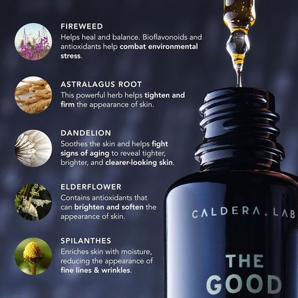 Caldera + Lab the Good | Men'S Organic Moisturizing Face Serum for Dry, Sensitiv