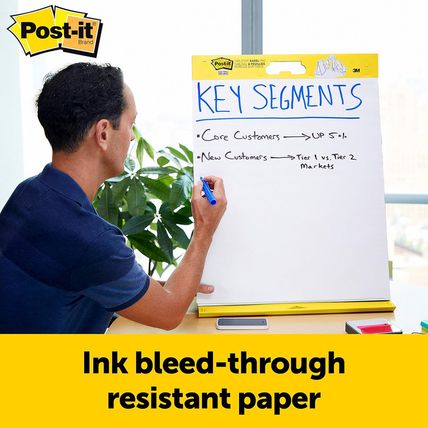 Post-It Super Sticky Portable Tabletop Easel Pad, Great for Virtual Teachers and
