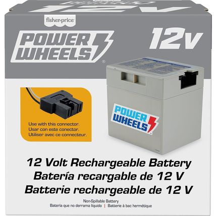 Power Wheels Ride-On Toy Replacement Battery 12-Volt 12-Ah Rechargeable for Pres