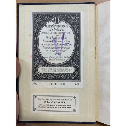 1954 1ST EDITION "MALICE DOMESTIC" PAUL CAPON FICTION HARDBACK BOOK (P3)
