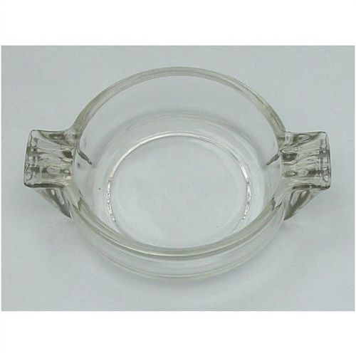 SOLID GLASS DISH, HEAVY WEIGHT