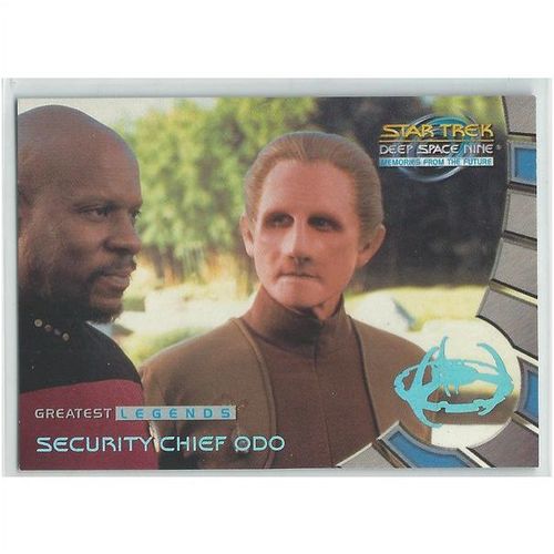 STAR TREK ' DS9 MEMORIES ' GREATEST LEGENDS card # L 3 ODO (1999)