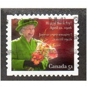 CAN 2006 51c 'QUEENS BIRTHDAY' FINE USED (EBID27-635)