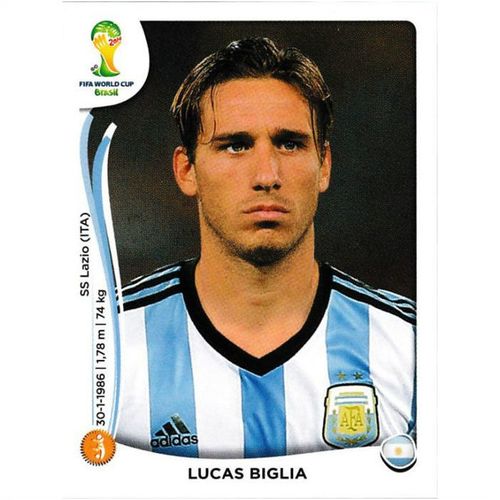 2014 Panini World Cup Soccer Stickers - #420 - Lucas Biglia