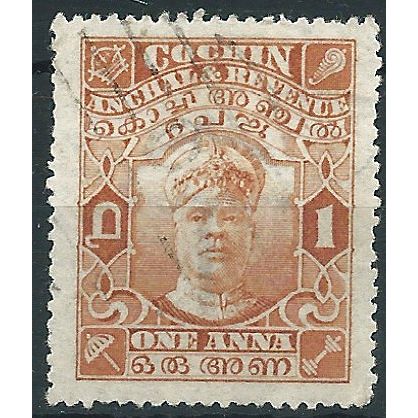 Cochin 1916 SG41 1a Orange Fine Used .. ..