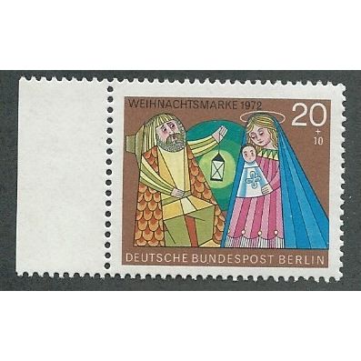 BERLIN - 1972 20pf+10 U/M 'CHRISTMAS ' (EBID42-427)