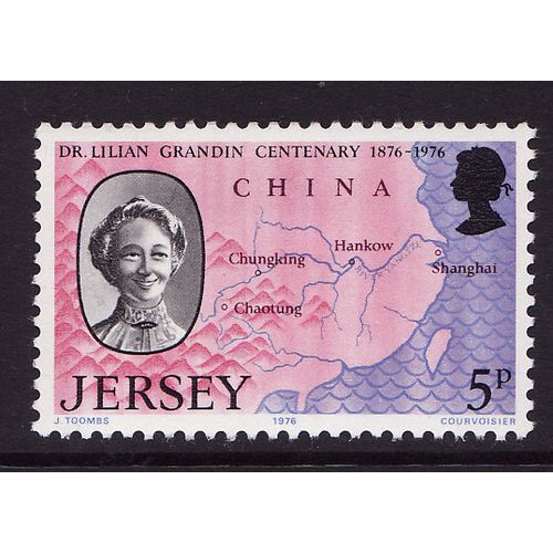 1976 Jersey, Dr Lilian Grandin, M Mint Stamp SG 164