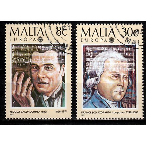 Malta Europa Cept 1985 gestempeld