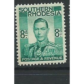 southern rhodesia stamps sg45 sg 45 8d hm