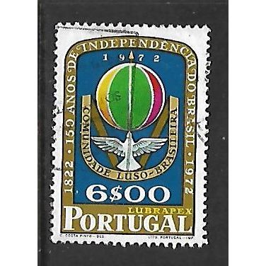 PORTUGAL 1972 BRAZILIAN IND 6e DOVE AND GLOBE SG1488 FINE USED