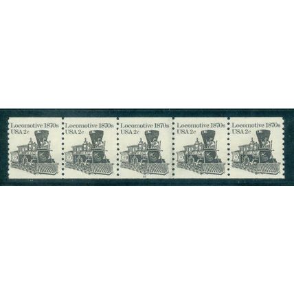 1897A 2c Locomotive Fine MNH Dry Gum PNC 10/5 V0019