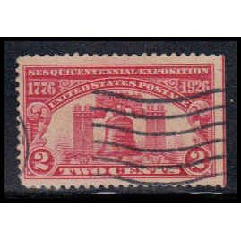Used 627 2c Liberty Bell Fine W2250
