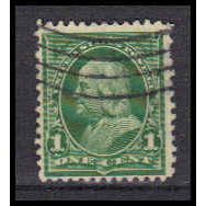 Used 279 1c Benjamin Franklin Barely Clears RA1410