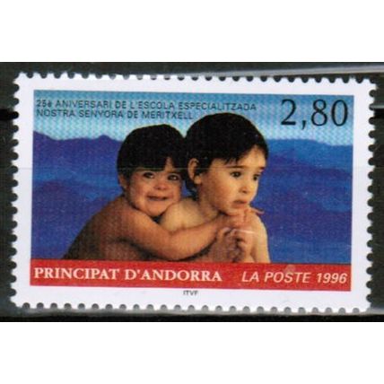1996 Andorra - Sc# 461 Mint NH - Special school (children) 2.80fr