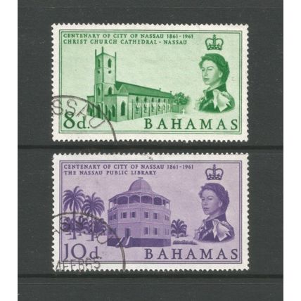 Bahamas 1962 Nassau Centenary, used set. SG221-2