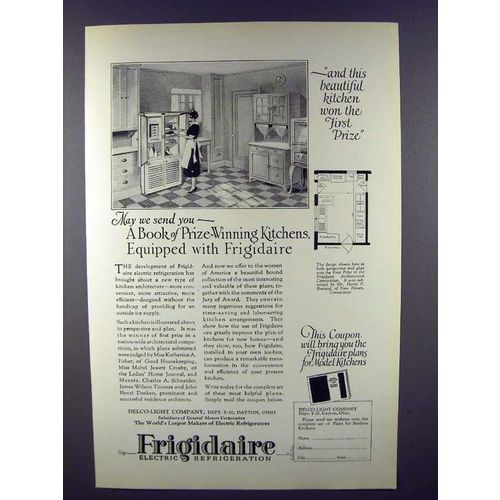 1926 Frigidaire Electric Refrigerator Ad!