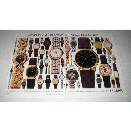 1993 Pulsar Watch Ad - What Makes People Tick