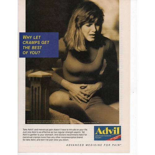 Advil classic full page Print Ad September 1994 US Magazine