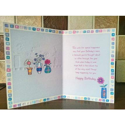 65th birthday card - Congratulations on Your 65th Birthday - Glitter Card #1