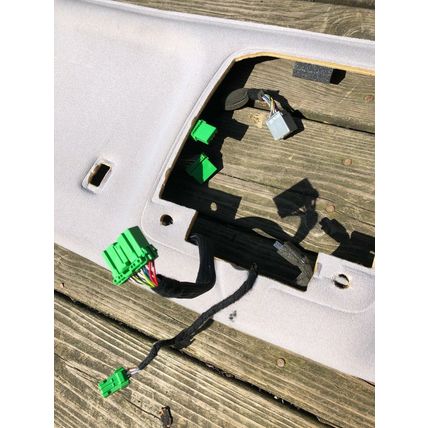 Volvo S60R S60 OEM Headliner W/ Wiring Granite Gray Sunroof 3rd Brake Light Dome
