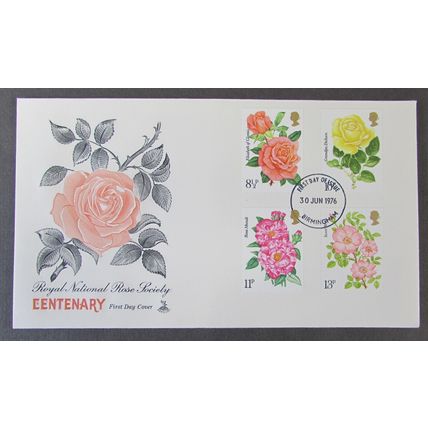 MERCURY - ROSES FIRST DAY COVER 1976