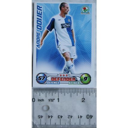 2008/09 Topps Match Attax Trading Card - Andre Ooijer, Blackburn Rovers