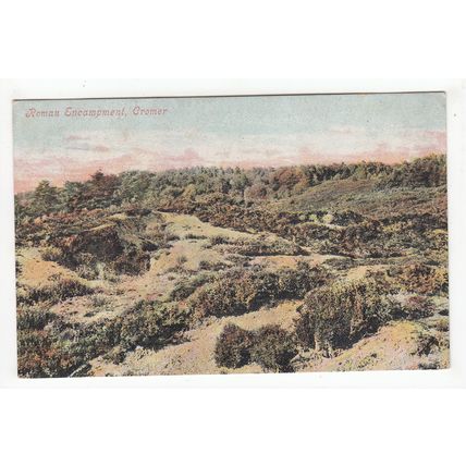 The Roman Encampment Cromer Postcard Norfolk