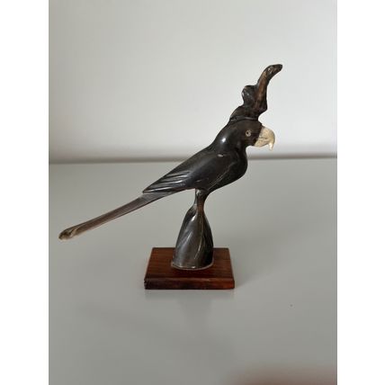 COCKATIEL HAND CARVED FIGURINE