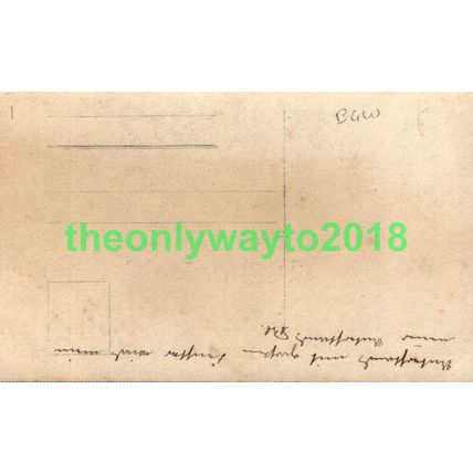 German Soldier in Luxury Trenches, WW1 Postcard 1914-18