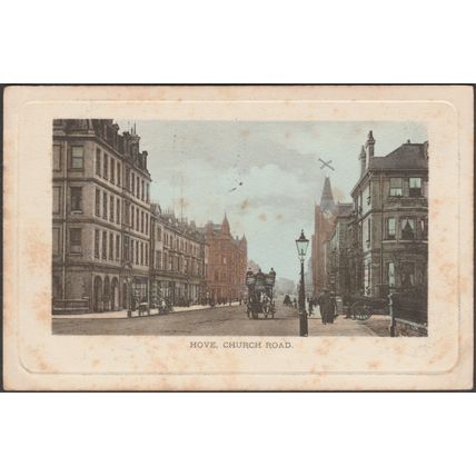 Church Road, Hove, Sussex, 1904 - Wrench Postcard
