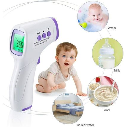 Forehead Thermometer, Digital Infrared Thermometer for Kids & Adults,& free mask