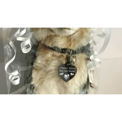 Akita 12" toy dog, just as it is, personalised, gift wrapped, 3 options