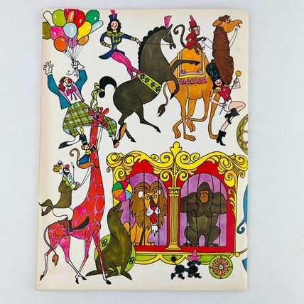 Ringling Bros & Barnum & Bailey Circus Official Coloring Book 1976 Vintage