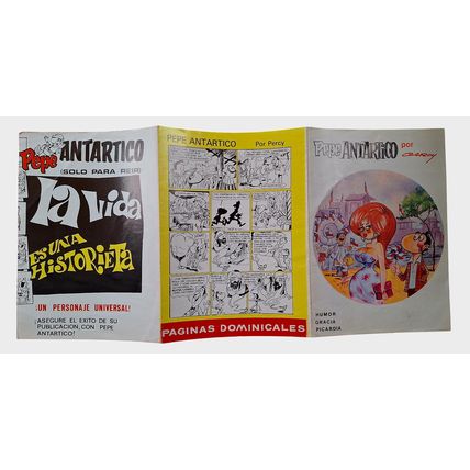 Triptico Comic Pepe Antartico