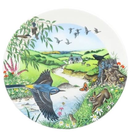 The River Valley Decorative Plate Wedgewood Design by Colin Newman
