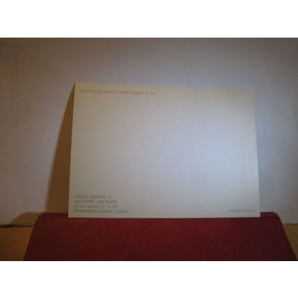 WILTSHIRE LANDSCAPE by David Inshaw unused postcard =