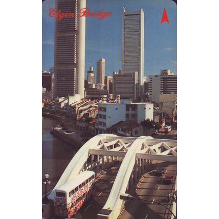 Elgin Bridge S'pore $10 Telephone Card (Used)
