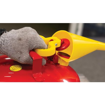 Eagle 5 Gallon Type I Red Safety Gas Can for Gasoline with Flame Arrester, Self-