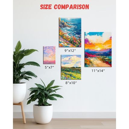 Simetufy 11 X 14 Inch 42 Pack Painting Canvas Boards- Gesso Primed Acid-Free 100